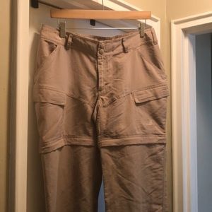 North Face UPF 30 pants to shorts
